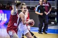 Basketbols, sieviešu U20 Eiropas čempionāts: Latvija - Horvātija - 10