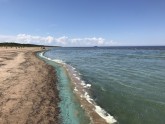 Vecāķu pludmalē novēro zilas nogulsnes - 2