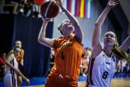 Basketbols, Eiropas U-20 čempionāts meietenēm: Latvija - Nīderlande - 13