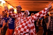 Futbola fani no Horvātijas svin Maskavā - 3