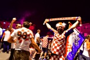 Futbola fani no Horvātijas svin Maskavā - 9