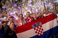 Futbola fani no Horvātijas svin Maskavā - 18