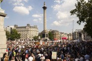 Londonas ielās pret Trampa vizīti protestē 250 tūkstoši - 4