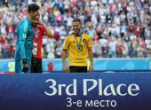 Beļģijas futbolisti saņem bronza medaļas - 19