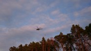 NBS helikopters piedalās ugunsgrēka Ķemeru nacionālajā parkā dzēšanā - 4