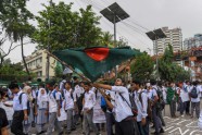 Studentu protesti Bangladešā - 9