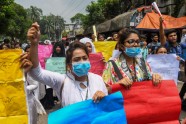 Studentu protesti Bangladešā - 10