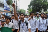 Studentu protesti Bangladešā - 11