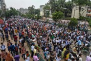 Studentu protesti Bangladešā - 12