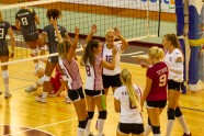 Volejbols, pārbaudes spēle sievietēm: Latvija - Dānija - 13