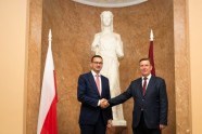 Ministru prezidents tiekas ar Polijas premjeru - 1