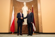 Ministru prezidents tiekas ar Polijas premjeru - 8