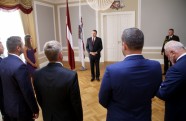 Valsts prezidents Rīgas pilī sveic Eiropas U-22 čempionāta pludmales volejbolā godalgu ieguvējus - 10