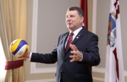 Valsts prezidents Rīgas pilī sveic Eiropas U-22 čempionāta pludmales volejbolā godalgu ieguvējus - 18