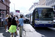 Satiksmes Rigas centra negadījumā cietušais mikroautobuss - 1