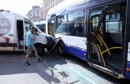 Satiksmes Rigas centra negadījumā cietušais mikroautobuss - 6