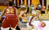 Latvijas sieviešu basketbola izlase saspringtā pārbaudes turnīra spēlē zaudē Krievijai - 5