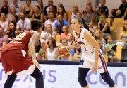 Latvijas sieviešu basketbola izlase saspringtā pārbaudes turnīra spēlē zaudē Krievijai - 19