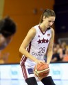 Latvijas sieviešu basketbola izlase saspringtā pārbaudes turnīra spēlē zaudē Krievijai - 25