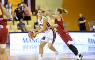 Latvijas sieviešu basketbola izlase saspringtā pārbaudes turnīra spēlē zaudē Krievijai - 31