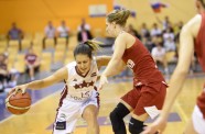 Latvijas sieviešu basketbola izlase saspringtā pārbaudes turnīra spēlē zaudē Krievijai - 34