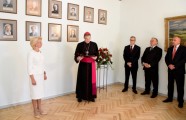Atklāj Saeimas priekšsēdētāja vietas izpildītāja trimdā Jāzepa Rancāna portretu - 11