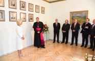 Atklāj Saeimas priekšsēdētāja vietas izpildītāja trimdā Jāzepa Rancāna portretu - 13