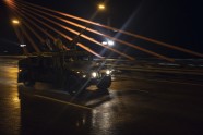 'Nemejs 2018' militārās tehnikas pārvietošanās pa naksnīgo Rīgu - 3