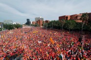 Katalonijas Neatkarības dienas gājiens Spānijā - 1