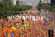Katalonijas Neatkarības dienas gājiens Spānijā - 7