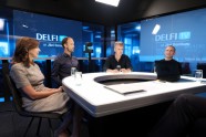 Delfi TV ar Domburu: Jānis Turlajs, Inga Vilka, Jānis Ķuze, Ivars Zviedris - 8