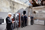 Latvijas Okupācijas muzeja 'Nākotnes nama' pamatos iemūrē kapsulu ar vēstījumu nākamajām paaudzēm - 12