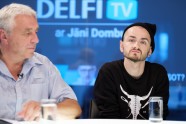 Delfi TV ar Domburu: Anda Laķe, Sergejs Kruks, Vidvuds Medenis, Ansis Kolmanis - 1