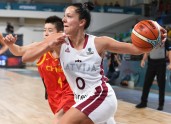 Basketbols, Pasaules kausa izcīņa sievietēm: Latvija - Ķīna