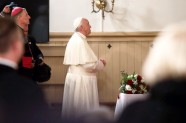 Pāvests Francisks tiekas ar senioriem Rīgā - 19