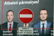 Politisko partiju reklāmas Rīgā - 4