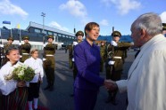 Igaunijas prezidente Kersti Kaljulaida un pāvests Francisks - 7
