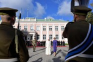 Igaunijas prezidente Kersti Kaljulaida un pāvests Francisks - 8