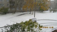 Sniegs Daugavpilī 2018. gada 29. oktobrī - 3