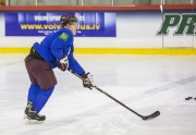 Hokejs, Latvijas izlases treniņš pirms turnīra Minskā