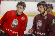 Latvijas hokeja izlases treniņš - 3