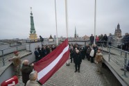 Karoga maiņas ceremonija Rīgas pils Svētā Gara tornī - 2