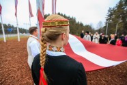 Jūrmalā paceļ valsts simtgadei veltītu Latvijas karogu - 2