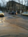 Ūdensvada avārija Lomonosova un Aiviekstes ielas krustojumā - 3