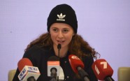 Teniss: Jeļana Ostapenko preses konferencē pirms jaunās sezonas