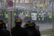 Francijā turpinās 'dzelteno vestu' protesti - 5