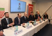 Latvija un Baltkrievija paraksta līgumu par pasaules hokeja čempionāta rīkošanu - 1