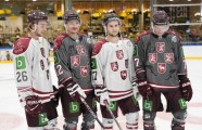 Hokejs: Latvijas izlase prezentē jaunās formas