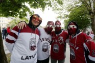 Latvijas hokeja fani Bratislavā - 2