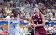 Basketbols, Eurobasket sievietēm: Latvija - Lielbritānija